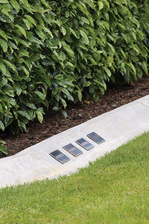 Bronze Plaque Memorial Harewood Crematorium